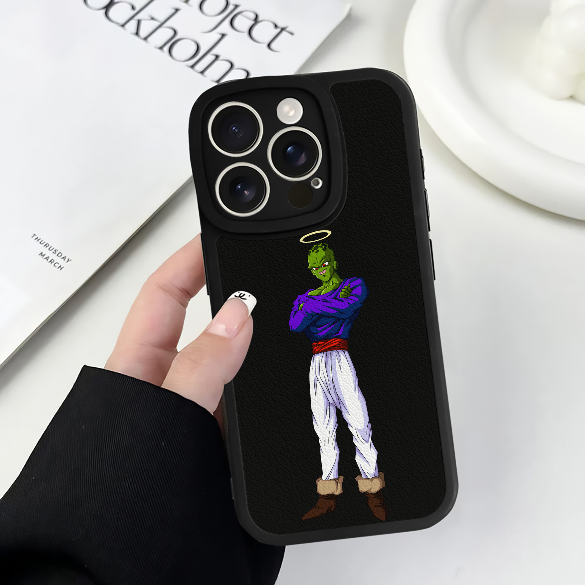 （画像用） ドラゴンボール パイクーハン DRAGON BALL Pikkon 【iPhone 16シリーズ対応】シリコンスマホケース（レザー調） 材質：シリコン